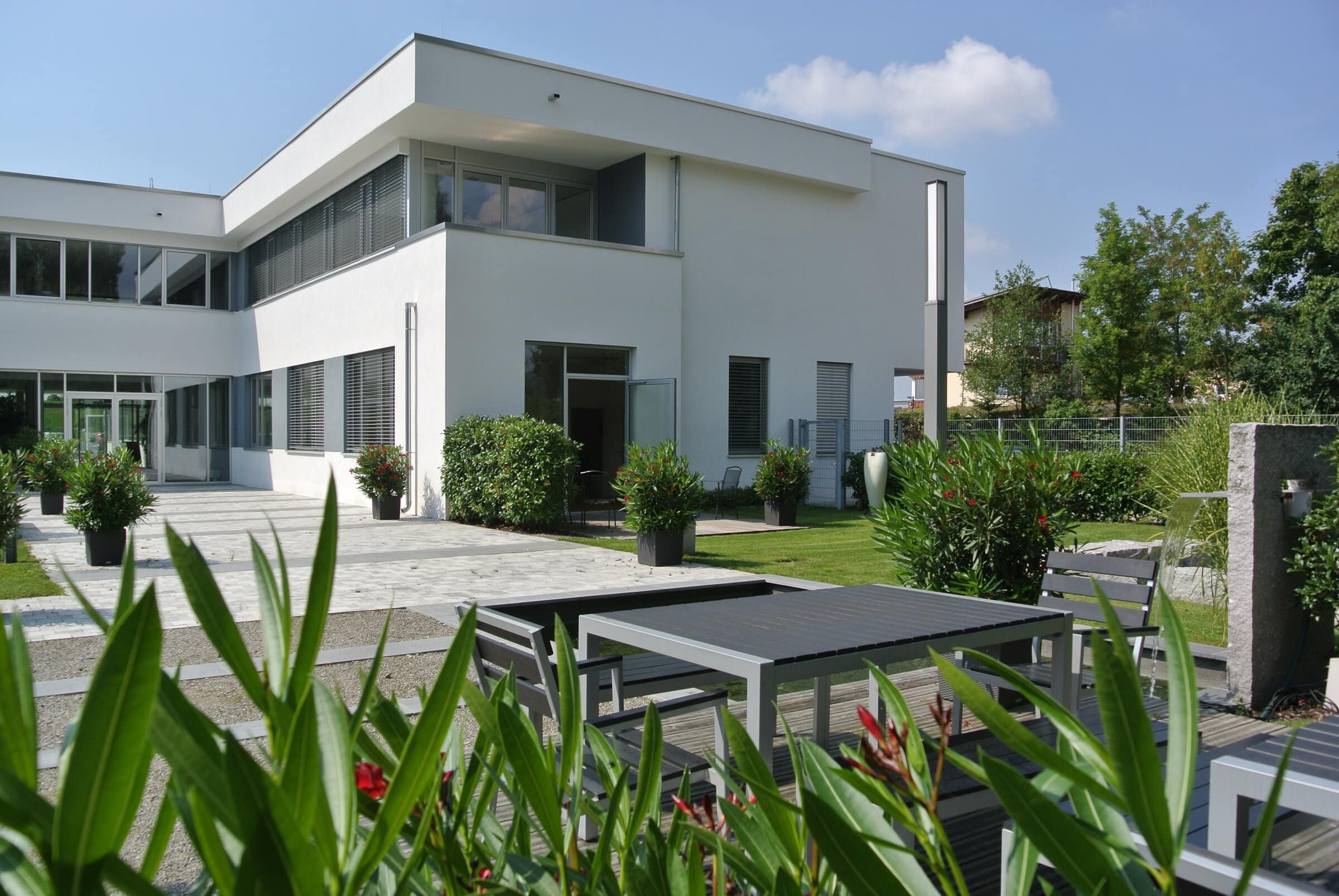 Tagungszentrum Gebäude und Garten